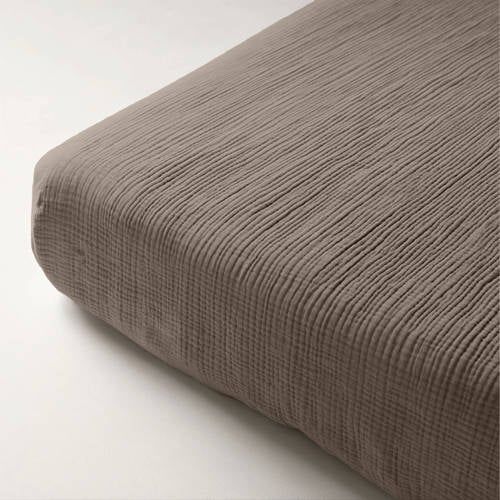 Dreamhouse mousseline hoeslaken taupe