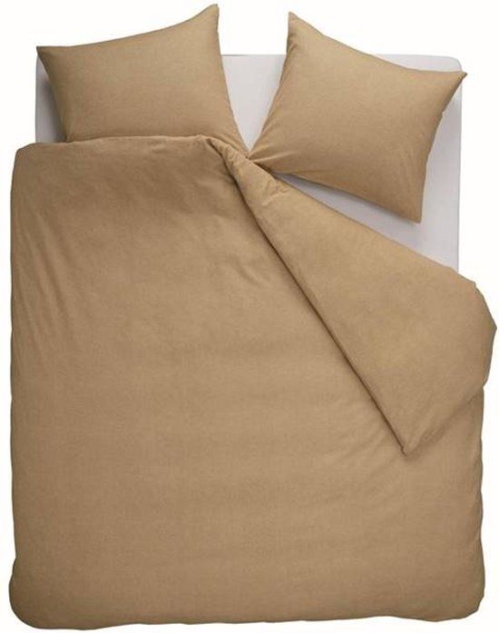 Beddinghouse Frost - Flanel - Dekbedovertrek - Lits-jumeaux - 260x200/220 cm + 2 kussenslopen 60x70 cm - Gold