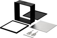 Bopla NGS 9806 UNINORM-EINSCHUBG. Inbouwbehuizing 144 x 144 x 64 Zwart (RAL 9005)