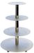 Overig thermohauser Etage-taartstandaard van AL, rond, 4 verdiepingen, zilver (aluminium)
