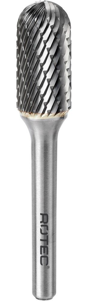 Rotec HM-Stiftfrees, model C - Z7 / STEEL-vertand / ø9,6x19x64xø6mm - 4321007