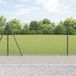 vidaXL - Gelast hekwerk met betonnen voetstuk - 10 x 1,2 m - Grijs - Gaas