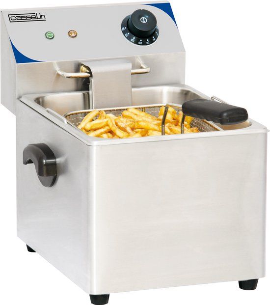 Professionele elektrische friteuse | 8 Liter | RVS