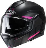 HJC I100 Beis Zwart Roze MC8SF Systeemhelm - Maat M