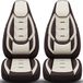 Bremer Sitzbezüge Dethleffs Premium Camper stoelhoezen voor Globetrotter XXL H10 in Bruin/Beige (2 losse stoelen)