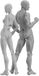 ZenithVibe Figurine humaine flexible - Mâle et Femelle - 2 Pièces