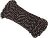 vidaXL Multifunctioneel touw 5 mm 100 m Zwart en Rood PP