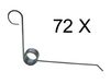 perfektGarten Honda 72 stuks verticuteerbladen, luchtinlaatrol, veer voor F220 / FG201