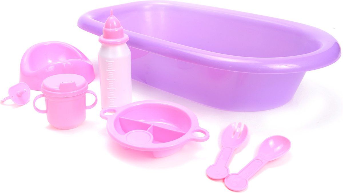 Johntoy Baby Rose: Babybad met accessoires - 8711866270583