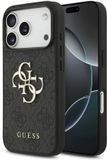 Guess Backcover hoesje voor Apple iPhone 18 Pro - HC 4G PU Big Logo - Zwart