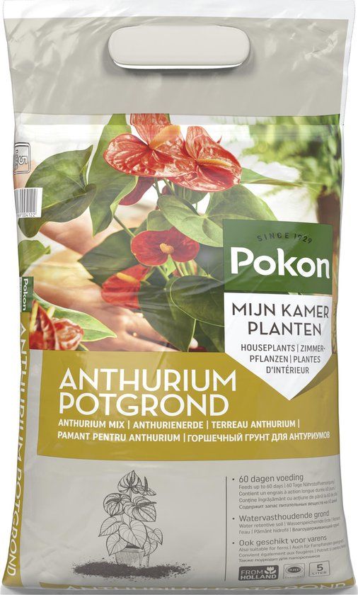 Pokon Anthurium Potgrond - 5L - Kamerplanten Potgrond