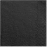 Partydeco Tafel servetten - papier - zwart - 33 cm - diner/lunch/verjaardag