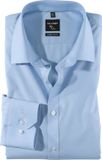 OLYMP No. Six super slim fit chemise - longueur de manche 7 - bleu clair - facile à repasser - taille du col : 44 (taille UE : XL)