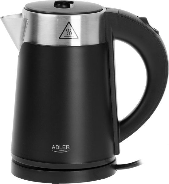 Adler AD 1372 Zwarte elektrische waterkoker - 0.6 liter