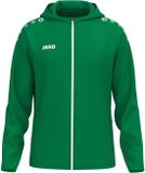 Jako One Jas Met Kap Kinderen - Sportgroen | Maat: 152
