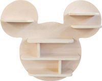 Sourcebynet Disney - Mickey Mouse - Wandplank - Hout - Lichtbruin