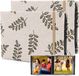 Goodivery ® Album photo, 200 photos, 2 paquets, petit album photo, album à pochettes, 10 x 15, petit album photo de poche, livre photo, album photo à insérer, avec couverture en lin, pour bébé, mariage, filles, couples