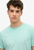 Superdry Raw Edge Slub T-shirt Heren Aqua Sky Blue XXL