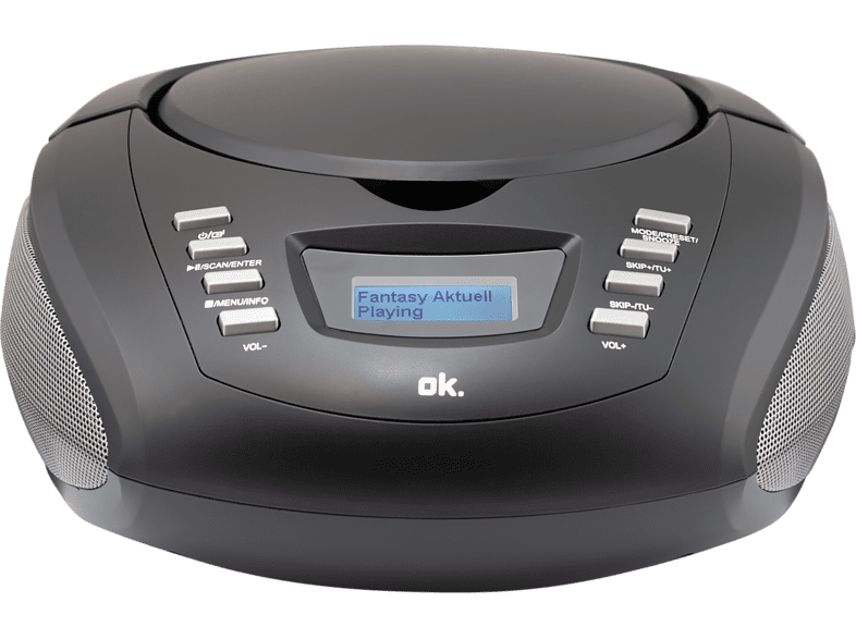 OK. Orc 230 Dab-radio Zwart