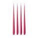 ester & erik Lot de 4 bougies Deep pink 41/2, 32 cm
