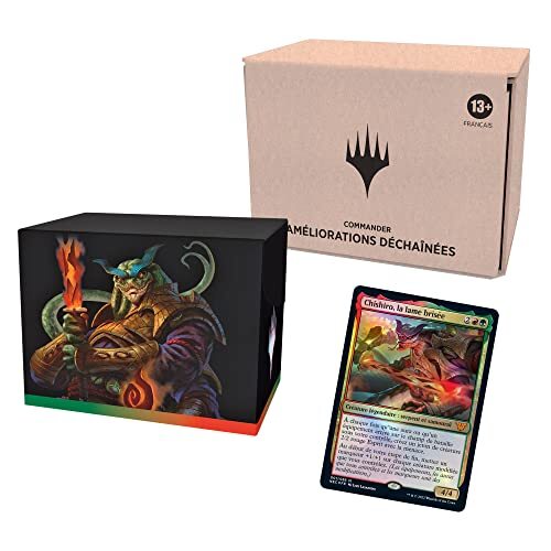 Magic The Gathering Deck Commander Magic: The Gathering Kamigawa: de neon-dynastie – ketelingen – versie in minimalistische verpakking (Franse versie)