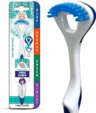 GuruNanda Dual Action Tongschraper – 2-in-1 Tongreiniger met Schraper & Zachte Borstel (1 stuk)