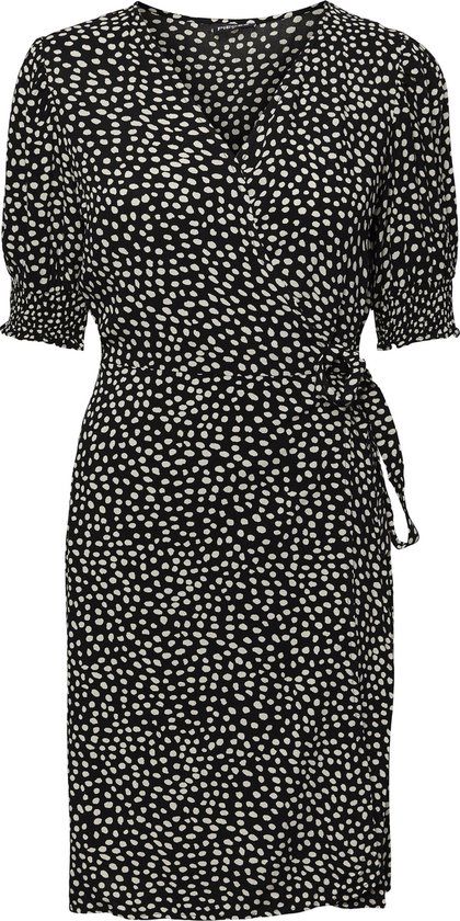 PIECES PCTALA 2/4 WRAP DRESS NOOS BC - Black - Size M