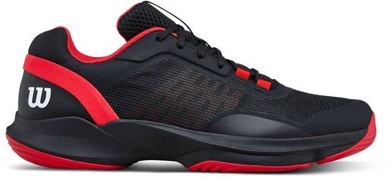 Wilson Hurakn Pro V2 Mannen Padel Schoenen Zwart/Rood Maat 40