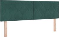 vidaXL Hoofdbord Vert 144 cm Velours