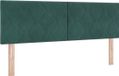 vidaXL Hoofdbord Vert 144 cm Velours