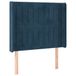 VidaXL Hoofdeind & Voeteind Donkerblauw