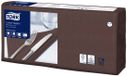 Tork Soft Lunchservet Bruin, 1/4 gevouwen, 3-laags, 33 x 33 cm, 10 x 150 servetten, 477872