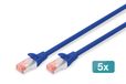 Digitus DK-1644-100-B-5 - Netzwerkkabel - 10 m - blau