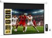 HOMCOM Écran de projection - 293L x 8l x 193H cm - Blanc