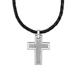 s.Oliver Collier homme avec pendentif, croix, livré dans un coffret cadeau bijoux