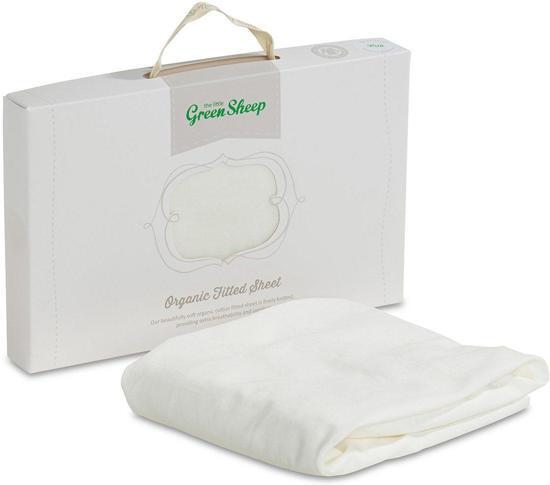 The Little Green Sheep Organic Jersey Fitted Sheet For Cot/Crib/Moses Basket - Crib