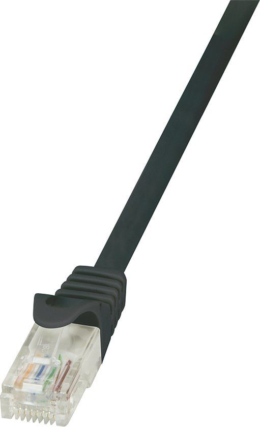 Logilink Patchcord UTP-kabel 1,5 meter Zwart