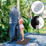 casa.pro Buitendouche Ampend solardouche met 9 L tank zwart