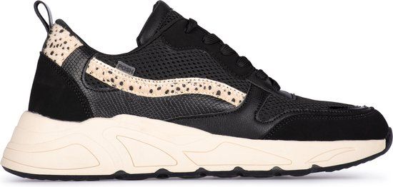 POSH by Poelman CHARLIE Dames Sneakers - Zwart - Maat 36