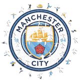 Iconic Puzzles Man City FC Logo Vormpuzzel 150 stuk(s)