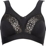 Elbrina Lingerie Elbrina Vrouwen Beha - Zwart - Maat 85F