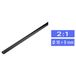 TRU COMPONENTS 1225411 Krimpkous zonder lijm Zwart 19 mm 9 mm Krimpverhouding:2:1 per meter