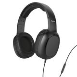 Hama Fun C, on-ear hoofdtelefoon, microfoon, kabelgeleiding aan één kant, USB-C, zwart