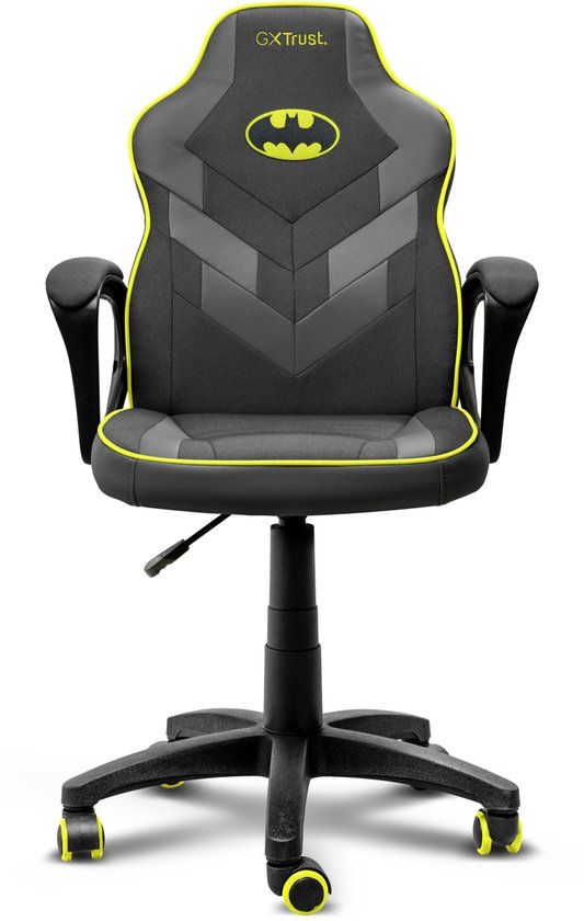 Trust GXT 703BM Revvo - Kinder Gaming Stoel Batman Editie - Kinder Bureaustoel - Batman Zwart