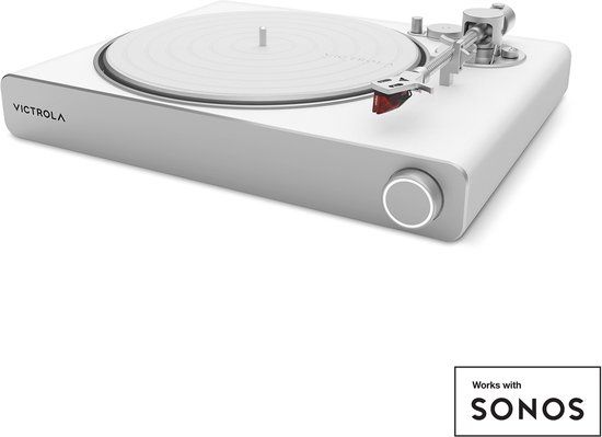 Victrola VPT-3000 Stream Pearl - Sonos connected turntable - White