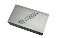 Gardinia Stone aluminium eindkappen voor aluminium profiel met rechthoekige Luxor binnenrail 2 stuks