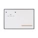Bi-Office New Generation A9 Magnetisch Whiteboard, Gelakt Stalen Bordoppervlak, Zwart Aluminium Omlijsting, 105x75 cm