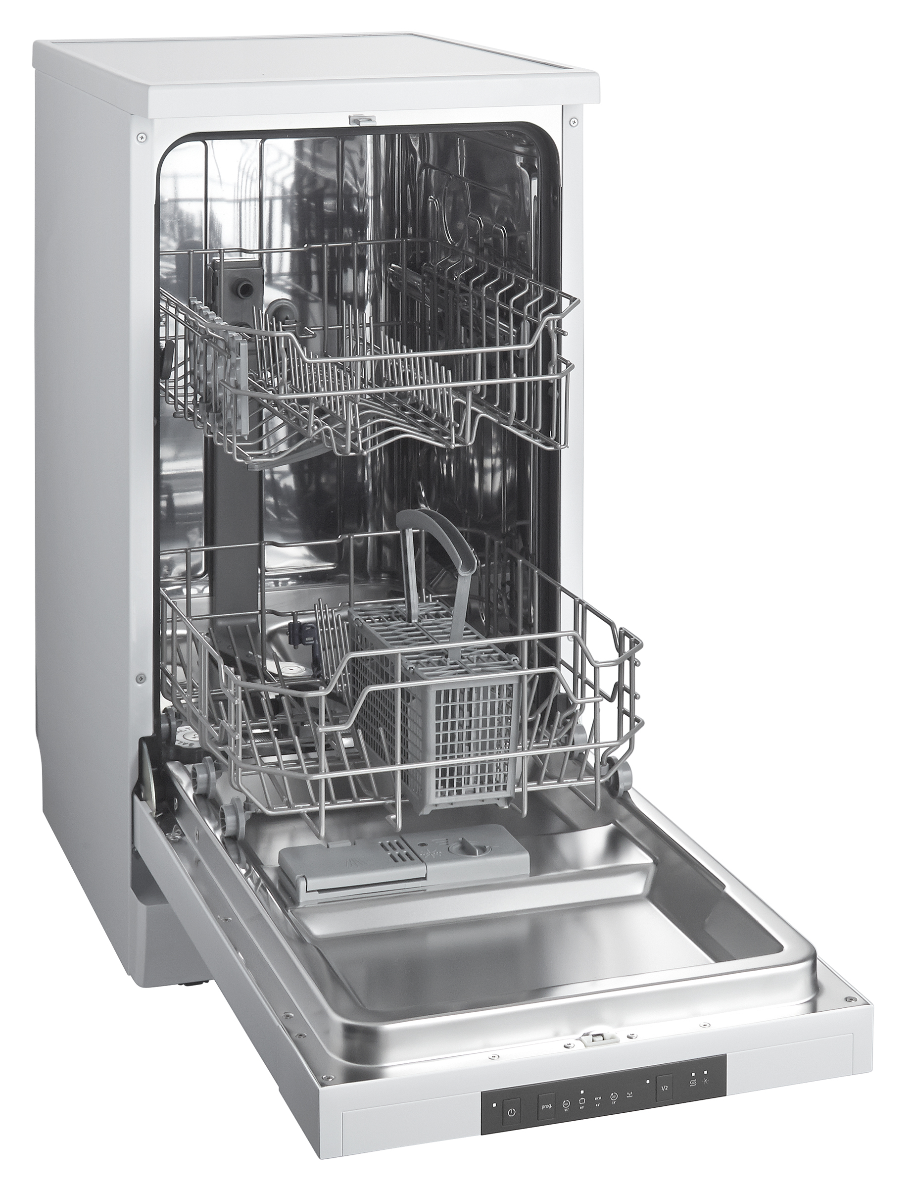 ETNA VWV147SWIT - Vrijstaande vaatwasser - 9 couverts - Wit - Slimline