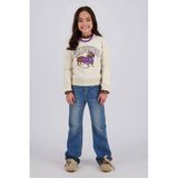 Vingino rechtvallende sweater met print - beige