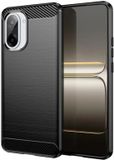 Techsuit Carbon Silicone Back Cover Zwart voor OnePlus Nord CE5